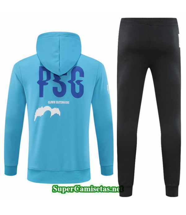 Tailandia Chandal Con Capucha Paris Psg Azul 2022 2023