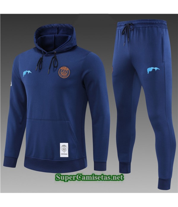 Tailandia Chandal Con Capucha Paris Psg Niño Azul 2022 2023