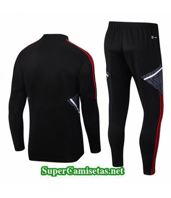 Tailandia Chandal Manchester United Negro 2022 2023