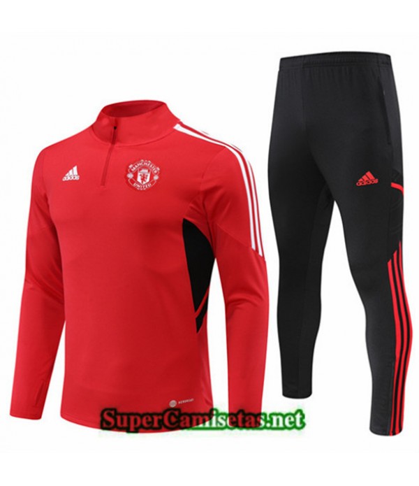 Tailandia Chandal Manchester United Rojo 2022 2023