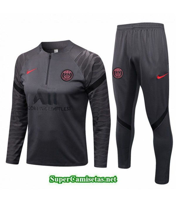 Tailandia Chandal Paris Psg Gris 2022 2023