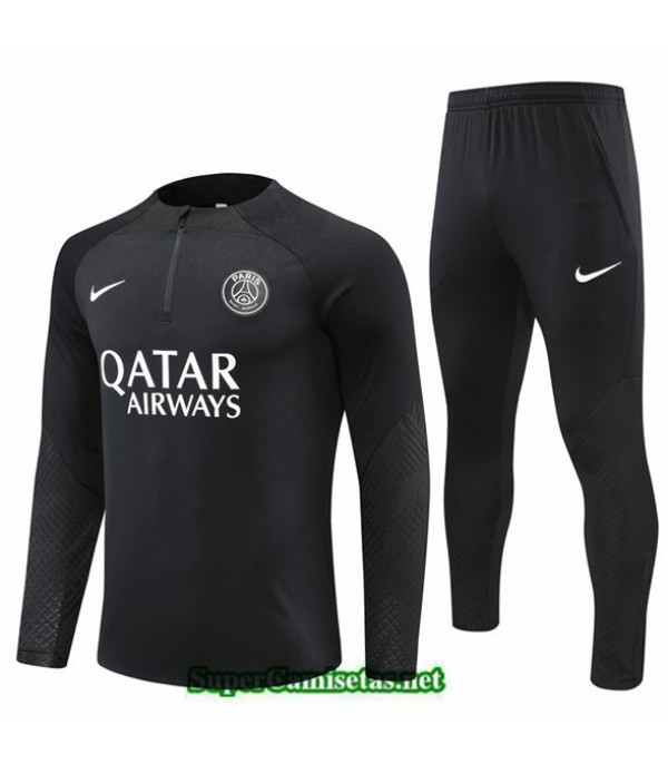Tailandia Chandal Paris Psg Negro 2022 2023