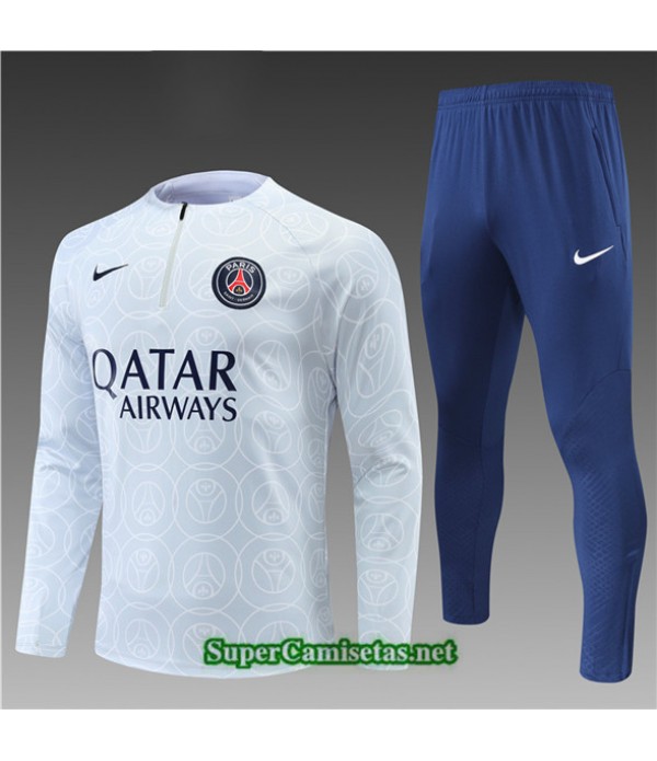 Tailandia Chandal Paris Psg Niño Blanco 2022 2023
