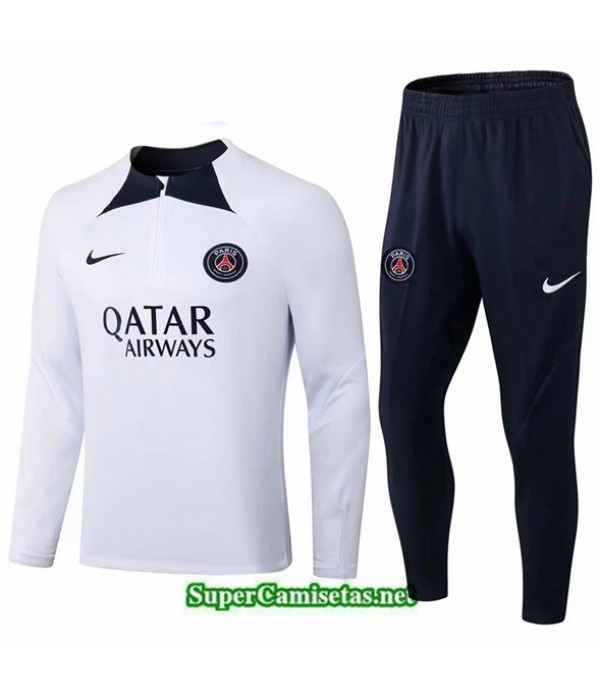 Tailandia Chandal Paris Psg Niño Blanco 2022 2023