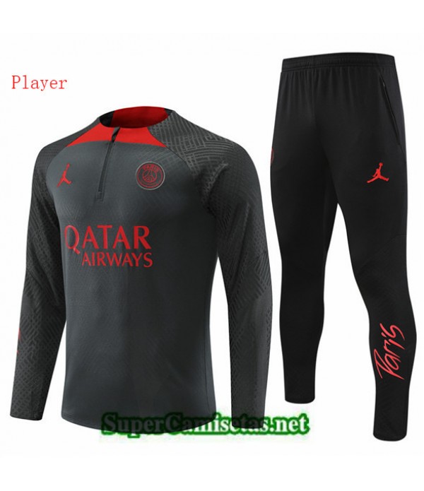 Tailandia Chandal Paris Psg Player Gris 2022 2023
