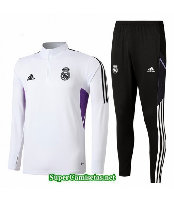 Tailandia Chandal Real Madrid Blanco 2022 2023