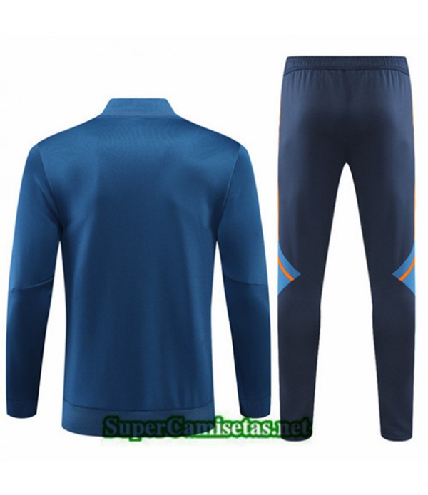 Tailandia Chaqueta Chandal Manchester United Azul 2022 2023