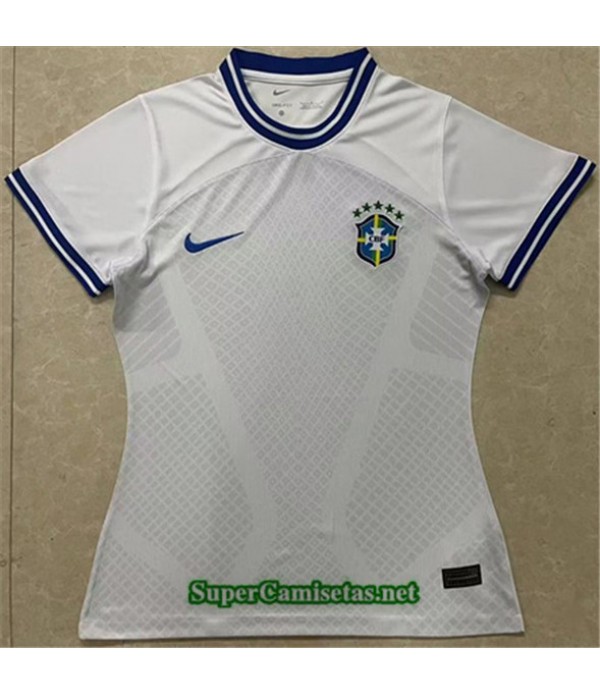 Tailandia Equipacion Camiseta Brasil Mujeres Blanc...