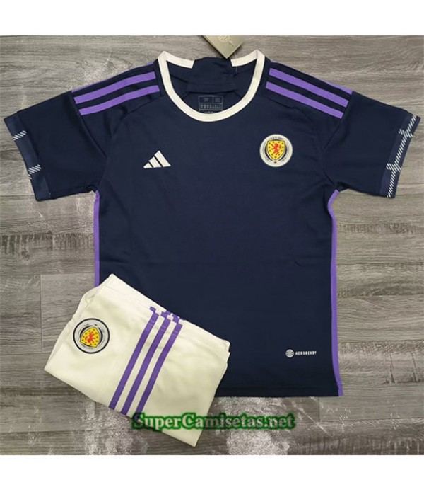 Tailandia Equipacion Camiseta Escocia Niño Bleu 2022 2023