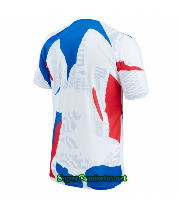 Tailandia Equipacion Camiseta Francia Pre Match Blanco 2022 2023