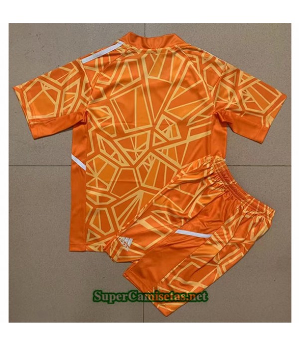 Tailandia Equipacion Camiseta México Niño Portero Naranja 2022 2023