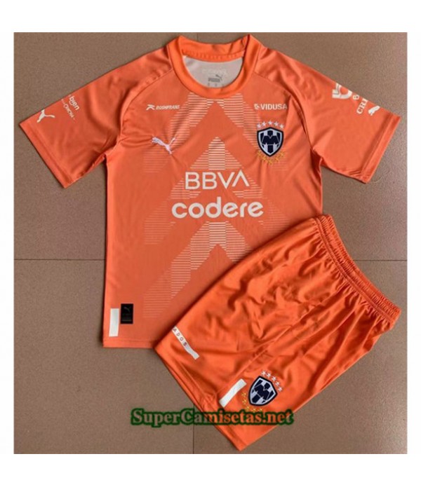 Tailandia Equipacion Camiseta Monterrey Niño Gardien De But Orange 2022 2023