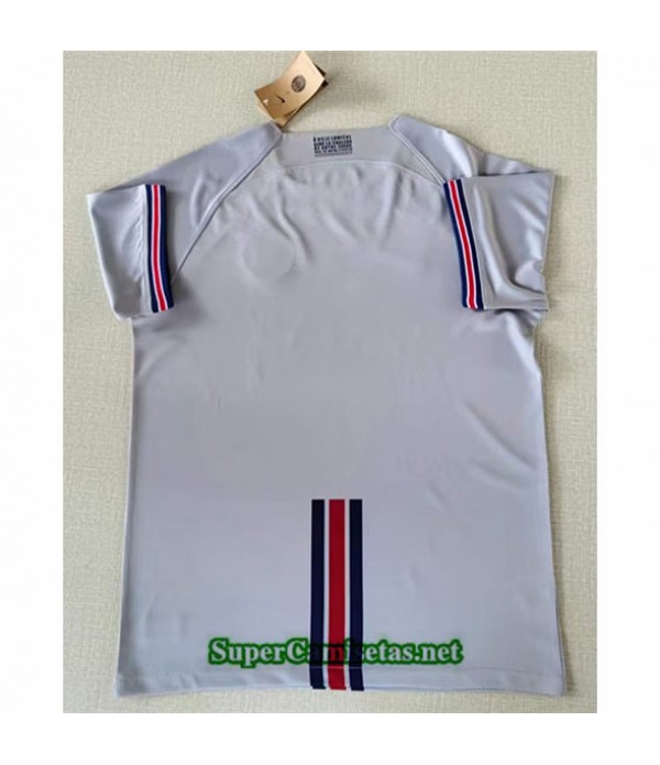 Tailandia Equipacion Camiseta Paris Psg Gris 2022 2023