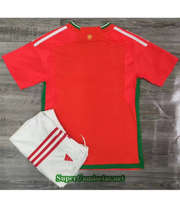 Tailandia Primera Equipacion Camiseta Gales Niño 2022 2023
