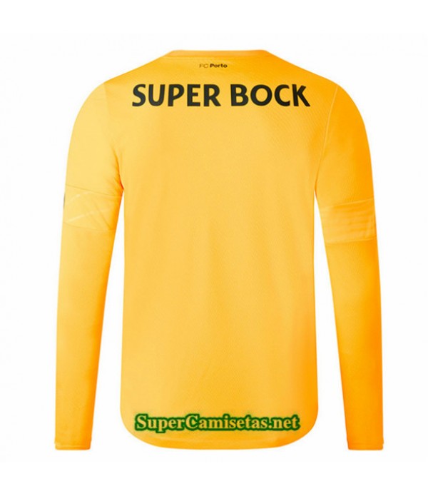 Tailandia Primera Equipacion Camiseta Oporto Portero Manga Larga Amarillo 2022 2023