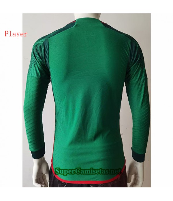 Tailandia Primera Equipacion Camiseta Player México Manga Larga 2022 2023