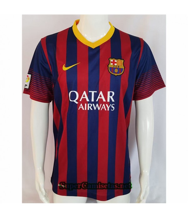 Tailandia Primera Equipacion Camiseta Clasicas Barcelona Retro 13 14