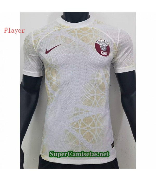 Tailandia Segunda Equipacion Camiseta Player Katar...