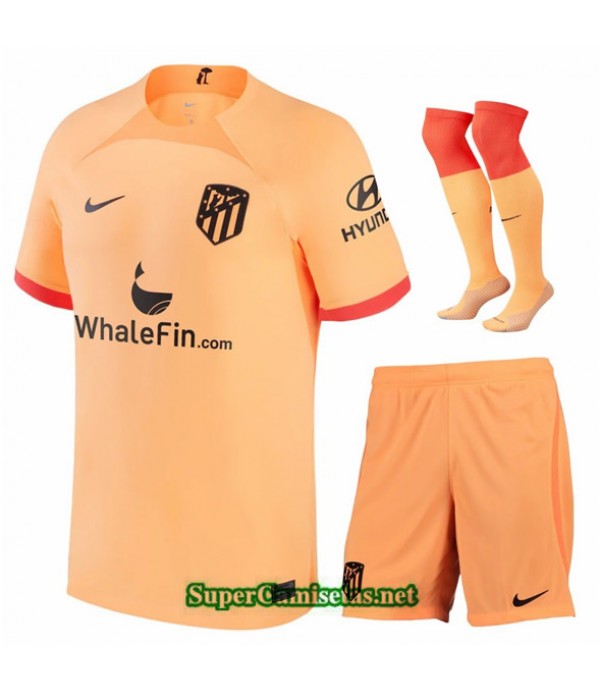 Tailandia Tercera Equipacion Camiseta Atletico De Madrid Niño 2022 2023