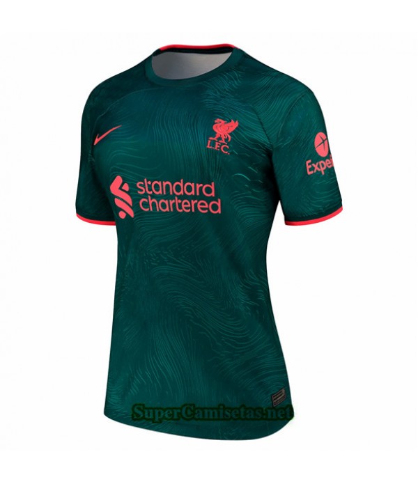 Tailandia Tercera Equipacion Camiseta Liverpool Mu...