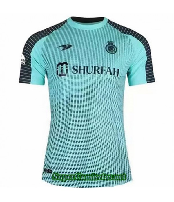 Tailandia Equipacion Camiseta Al Nassr Fc Portero Azul 2022 2023