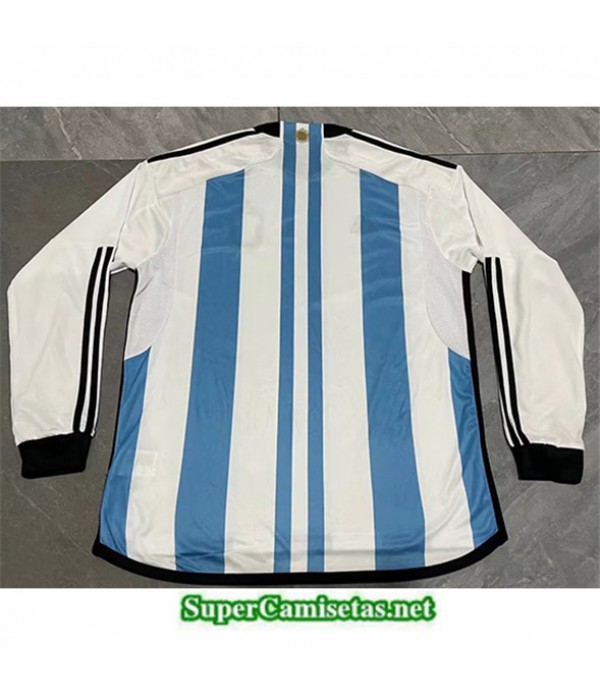 Tailandia Equipacion Camiseta Argentina 3 Estrellas Manga Larga 2022 2023