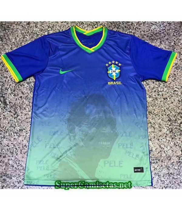 Tailandia Equipacion Camiseta Brasil Conmemorativa Azul 2022 2023