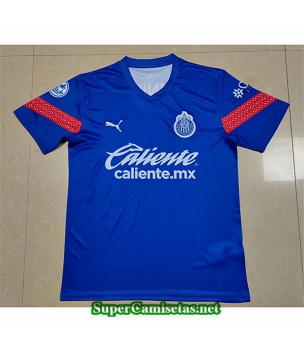 Tailandia Equipacion Camiseta Chivas De Guadalajara Entrenamiento Azul 2022 2023