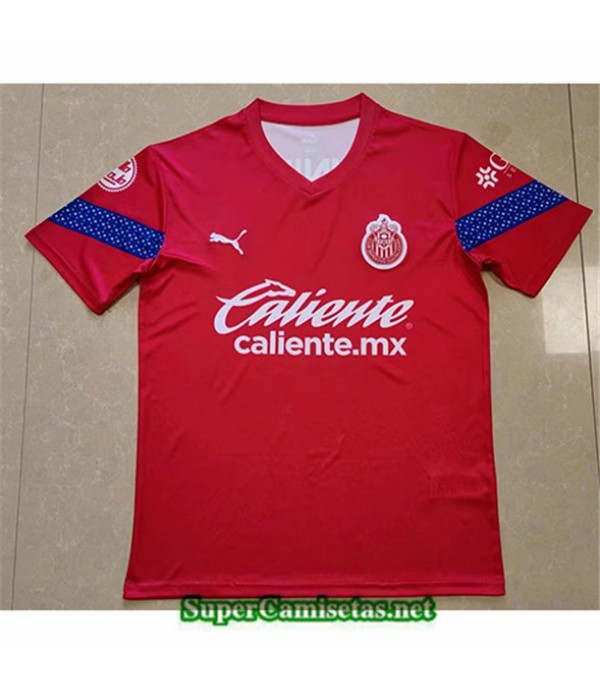 Tailandia Equipacion Camiseta Chivas De Guadalajara Entrenamiento Rojo 2022 2023