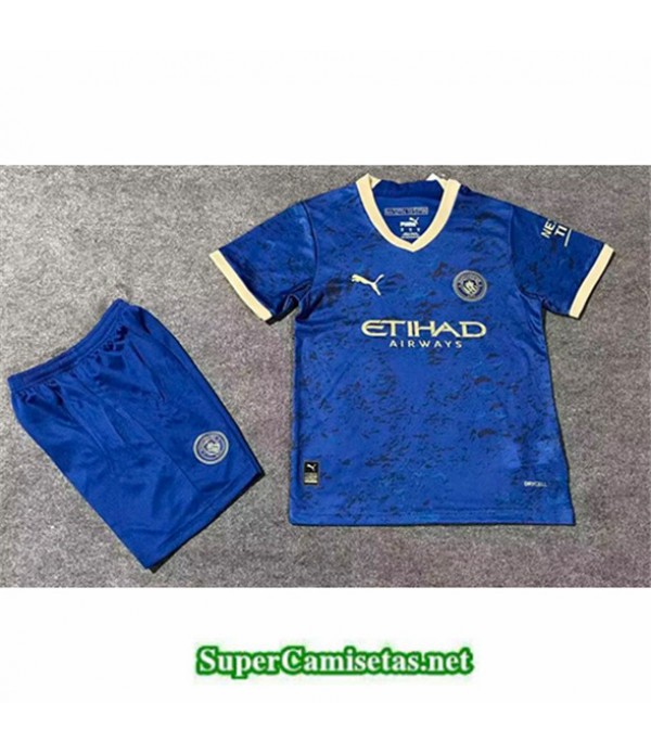 Tailandia Equipacion Camiseta Manchester City Niñ...