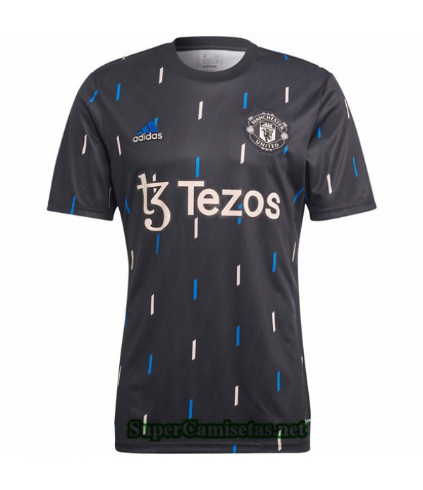 Tailandia Equipacion Camiseta Manchester United Pre Match Negro 2022 2023