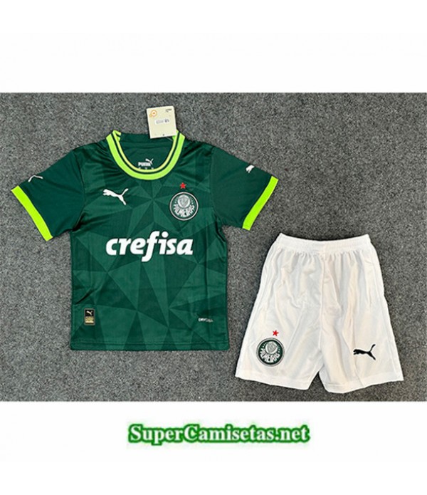 Tailandia Equipacion Camiseta Palmeiras Niño Verde 2023 2024