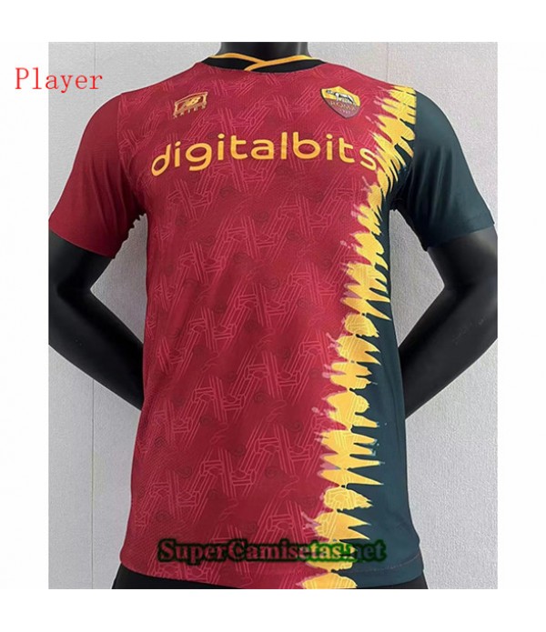 Tailandia Equipacion Camiseta Player As Roma Co Firmado 2022 2023
