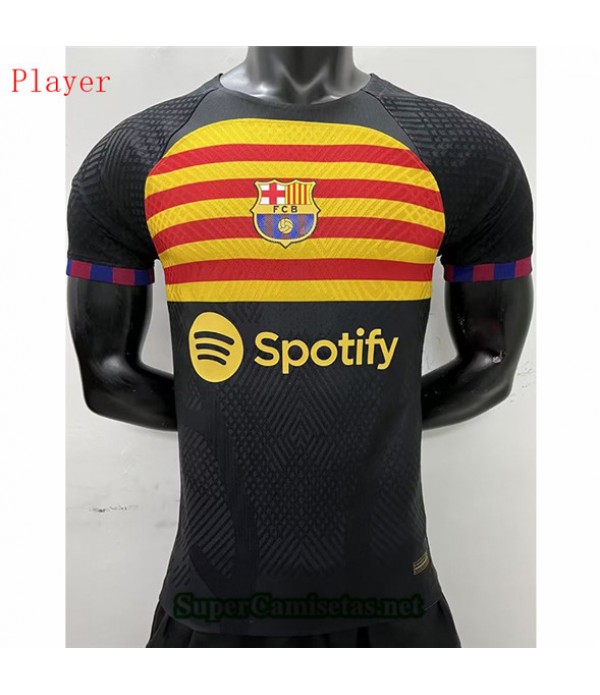 Tailandia Equipacion Camiseta Player Barcelona Negro 2022 2023
