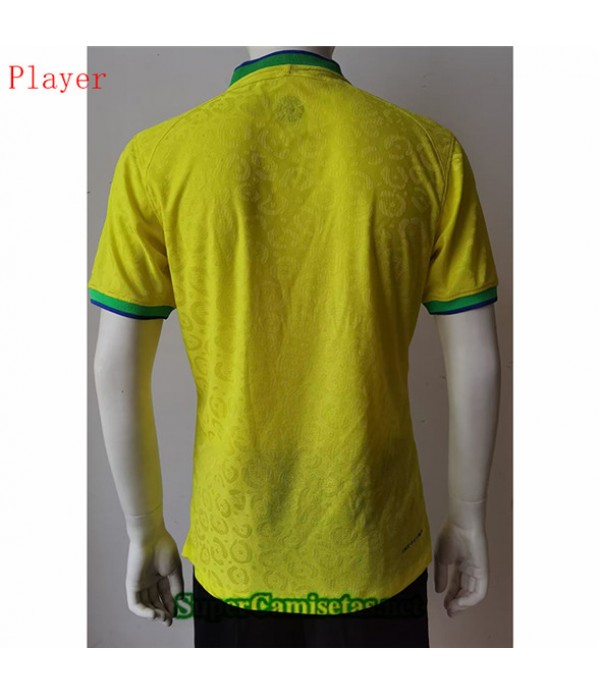 Tailandia Equipacion Camiseta Player Brasil Co Branded 2022 2023