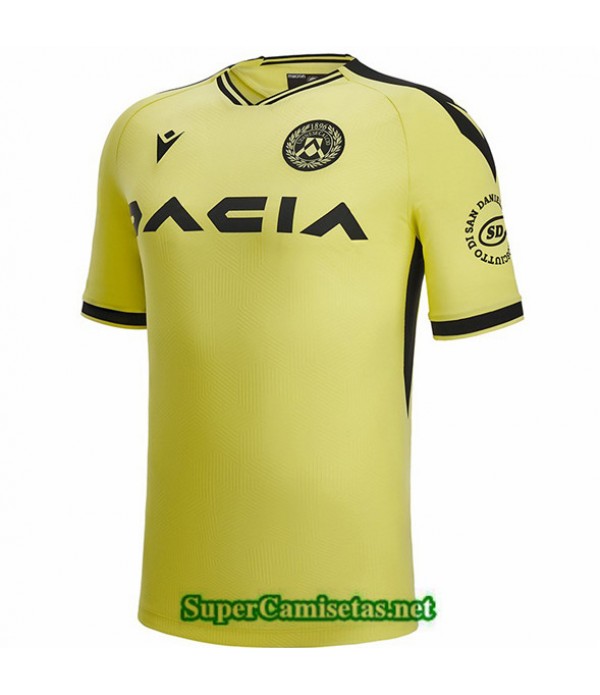 Tailandia Equipacion Camiseta Udinese Calcio Verde/amarillo 2022 2023