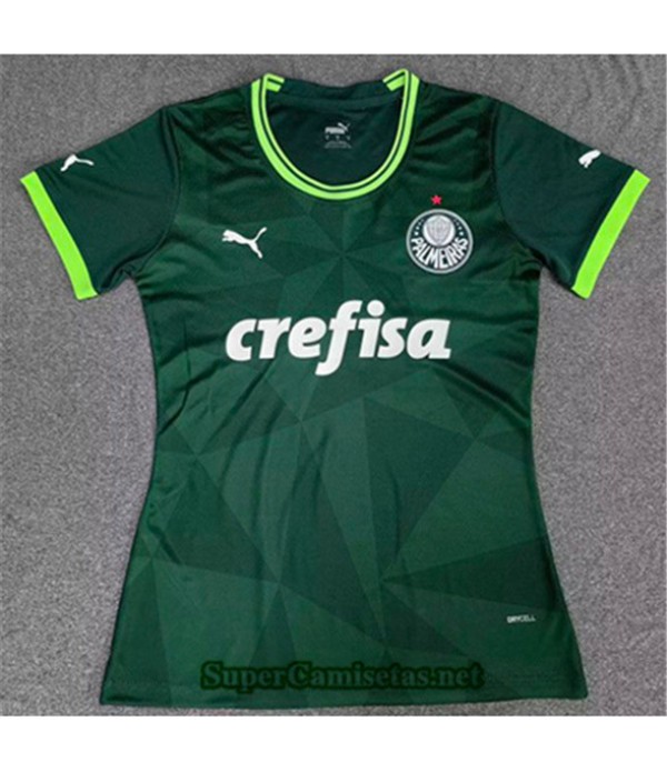 Tailandia Primera Equipacion Camiseta Palmeiras Mujer Verde 2023 2024