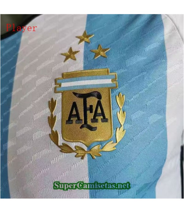 Tailandia Primera Equipacion Camiseta Player Argentina 3 Star 2022 2023