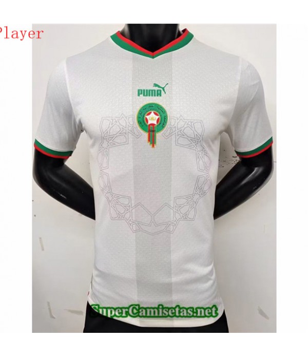 Tailandia Segunda Equipacion Camiseta Player Marruecos 2022 2023