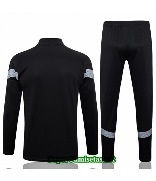 Tailandia Camiseta Chandal Ac Milan Negro 2022 2023 Diseño