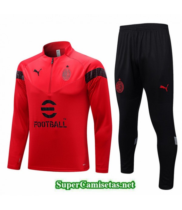 Tailandia Camiseta Chandal Ac Milan Rojo 2022 2023 Buscar