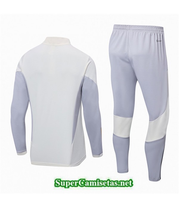 Tailandia Camiseta Chandal Argelia Blanco 2022 2023 Diseño