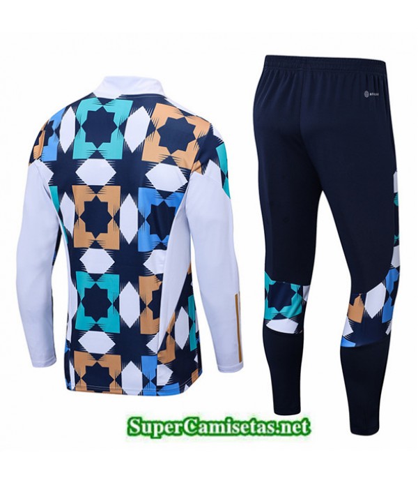 Tailandia Camiseta Chandal Argelia Niño Azul 2022 2023 Diseño