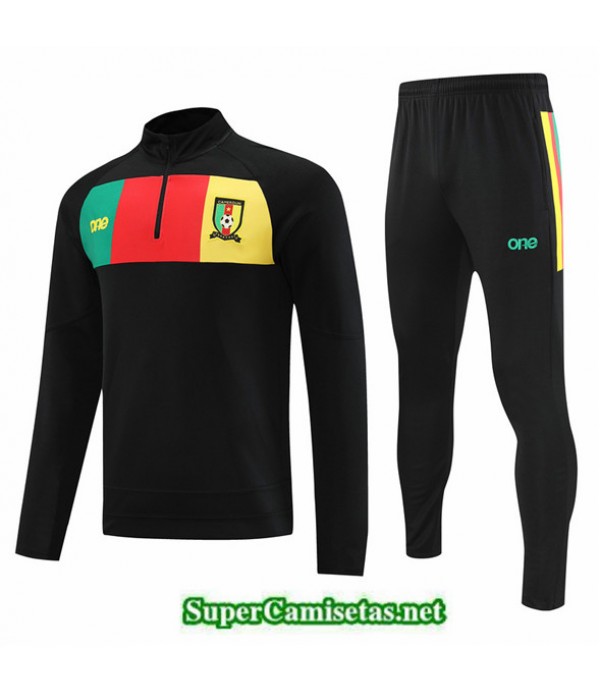 Tailandia Camiseta Chandal Cameroun Negro 2022 2023 Diseño
