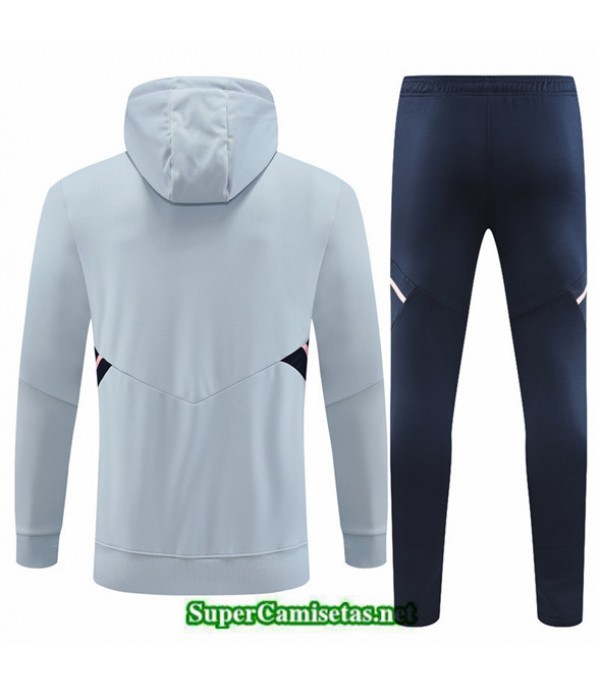 Tailandia Camiseta Chandal Con Capucha Arsenal Niño Gris 2022 2023 Online