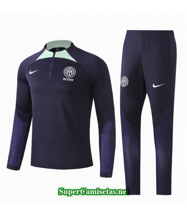 Tailandia Camiseta Chandal Inter Milan Niño Azul 2022 2023 Outlet