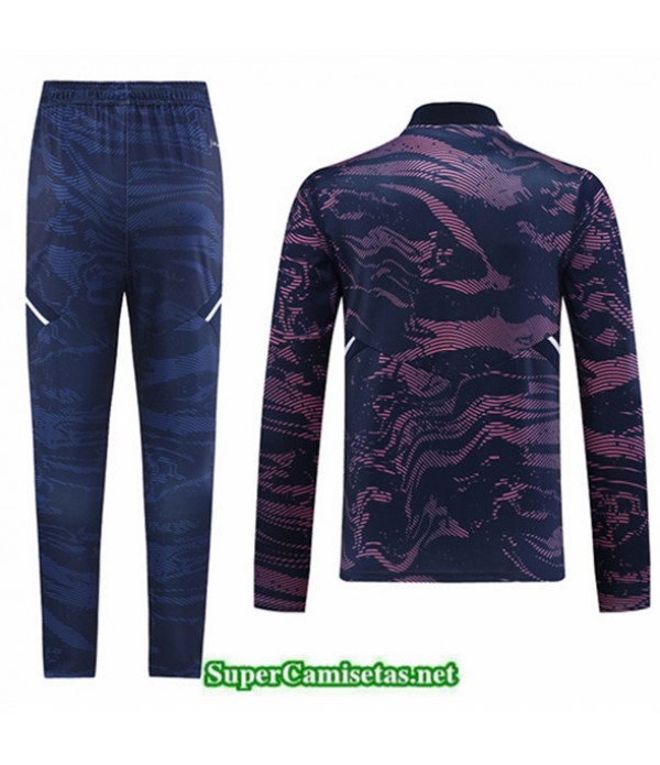 Tailandia Camiseta Chandal Juventus Azul 2022 2023 Diseño