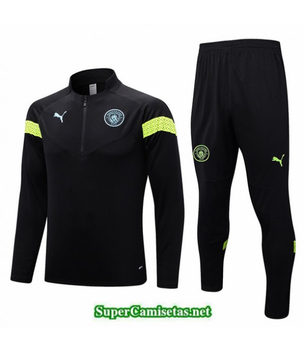 Tailandia Camiseta Chandal Manchester City Negro 2...