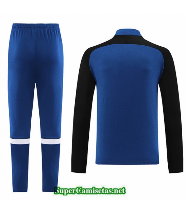 Tailandia Camiseta Chandal Nike Azul 2023 2024 Diseño