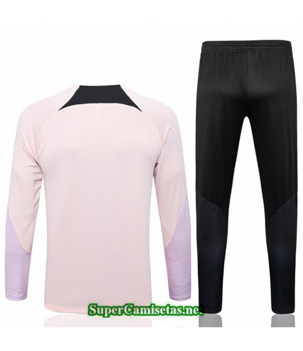 Tailandia Camiseta Chandal Paris Psg Rosa 2022 2023 Diseño